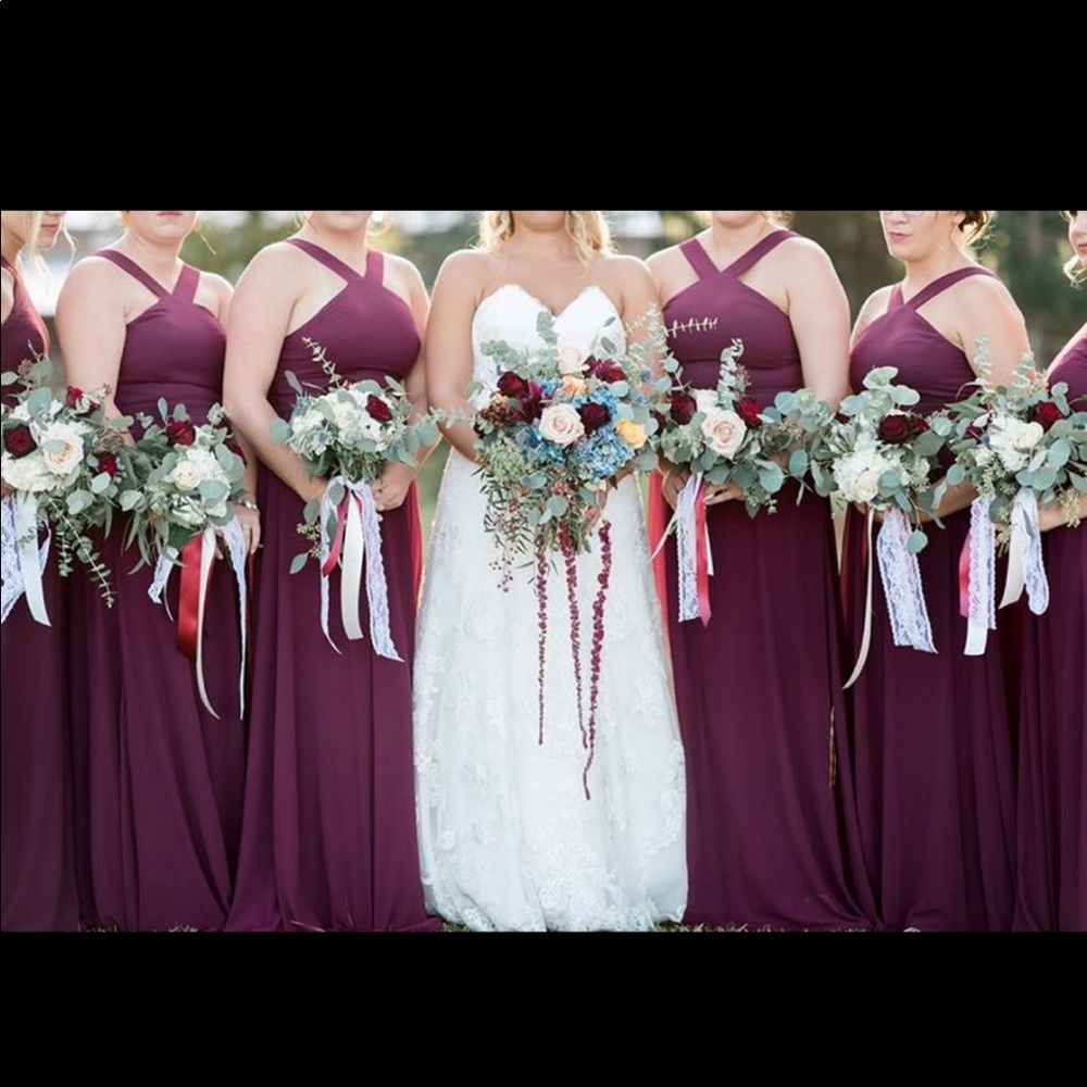 Lulu’s Burgundy Dress (perfect for military ball!)